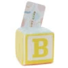 Hallmark Baby Block Plush Gift Card Holder -Hallmark Store Plush Baby Block Gift Card Holder With Pocket 1KGC1006 01