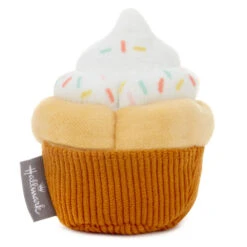 Hallmark Cupcake Plush Gift Card Holder -Hallmark Store Plush Cupcake Gift Card Holder With Pocket 1KGC1003 03