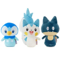 Hallmark Itty Bittys® Pokémon Piplup, Munchlax, And Pachirisu Plush, Set Of 3
