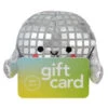 Hallmark Disco Ball Plush Gift Card Holder -Hallmark Store Plush Silver Disco Ball Gift Card Holder 1KGC1002 01