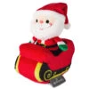 Hallmark Santa In Sleigh Zip-Along Plush Toy -Hallmark Store Plush ZipAlong Toy of Santa in Sleigh 1KCX3011 01