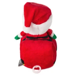 Hallmark Santa In Sleigh Zip-Along Plush Toy -Hallmark Store Plush ZipAlong Toy of Santa in Sleigh 1KCX3011 03