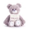 Demdaco Friendship Lavender Plush Bear With Hearts Bracelet -Hallmark Store Purple Bear Stuffed Animal With Hearts Bracelet 5004820209 01