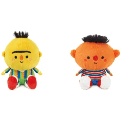 Hallmark Better Together Sesame Street Bert And Ernie Magnetic Plush Pair, 5.25" H -Hallmark Store Sesame Street Bert and Ernie Magnetic Plush 1BTG1028 02
