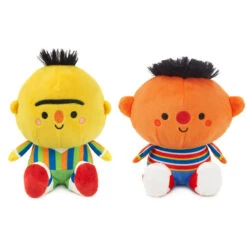 Hallmark Better Together Sesame Street Bert And Ernie Magnetic Plush Pair, 5.25" H -Hallmark Store Sesame Street Bert and Ernie Magnetic Plush 1BTG1028 03