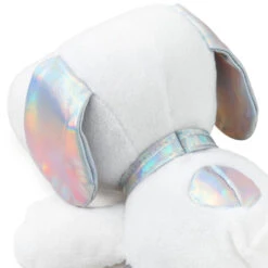 Hallmark Peanuts® 75th Anniversary Floppy Snoopy Plush, 11" -Hallmark Store Silver and White Floppy Snoopy Stuffed Animal 1PAJ4701 05