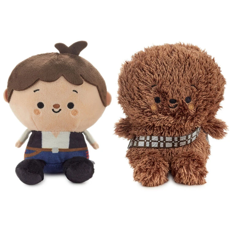 Hallmark Better Together Star Wars™ Han Solo™ And Chewbacca™ Magnetic Plush Pair, 5.5" 5 Hallmark Better Together Star Wars™ Han Solo™ And Chewbacca™ Magnetic Plush Pair, 5.5" - Image 3