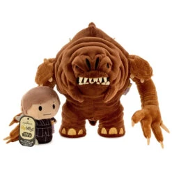 Hallmark Itty Bittys® Star Wars: Return Of The Jedi™ Luke Skywalker™ And Rancor™ Plush Collector Set Of 2 -Hallmark Store Star Wars Luke Skywalker and Rancor Plush itty bittys 1KDD2137 06