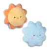 Hallmark Sun And Cloud Two-Sided Plush, 13" -Hallmark Store Sun on Front and Cloud on Back Plush Character 1KID3020 01