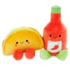 Hallmark Better Together Taco And Hot Sauce Magnetic Plush, 5" -Hallmark Store Taco and Hot Sauce Magnetic Plush 1KID2088 01