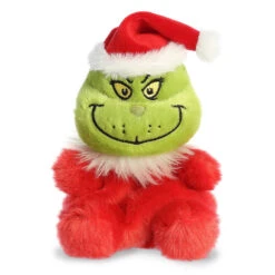 Aurora Palm Pals Dr. Seuss's Santa Grinch Plush, 5"