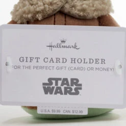 Hallmark Star Wars: The Mandalorian™ Grogu™ Plush Gift Card Holder -Hallmark Store The Mandalorian Stuffed Grogu Gift Card Holder 1SHP2183 05