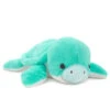 Hallmark Turquoise Sea Turtle Plush, 8" L -Hallmark Store Turquoise and White Sea Turtle Stuffed Animal 1KAM3004 01