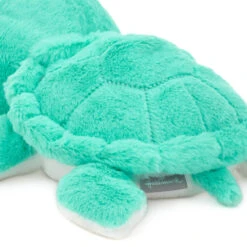 Hallmark Turquoise Sea Turtle Plush, 8" L -Hallmark Store Turquoise and White Sea Turtle Stuffed Animal 1KAM3004 04