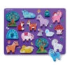 Crocodile Creek Unicorn Garden 16-Piece Wood Puzzle For Kids -Hallmark Store Unicorn Garden 16Piece Wood Puzzle for Kids 28730 01
