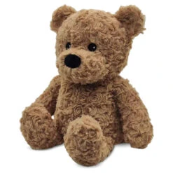 Intelex Warmies Brown Curly Bear Scented Stuffed Animal, 13"