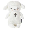 Hallmark Lullaby Lamb Musical Stuffed Animal, 8.25" -Hallmark Store White Plush Lamb With Cross Stuffed Animal 1BBY4720 01