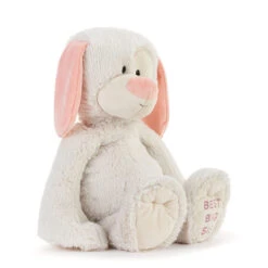 Demdaco Best Big Sister Dog Stuffed Animal, 16" -Hallmark Store White Puppy Stuffed Animal for Big Sister 5004840032 03
