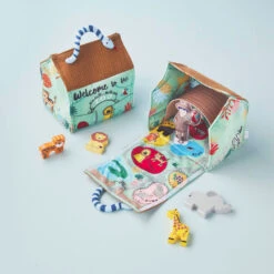 Mud Pie Zoo Plush Toy Set, 6 Pieces -Hallmark Store Zoo Animals Plush Toy Play Set 12110304 04