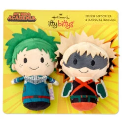 Hallmark Itty Bittys® My Hero Academia Deku And Bakugo Plush, Set Of 2 -Hallmark Store itty bittys My Hero Academia Deku and Bakugo Plush 1KDD2211 05