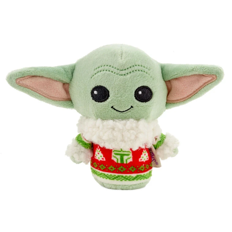 Hallmark Itty Bittys® Star Wars: The Mandalorian™ Grogu™ In Holiday Sweater Plush 3 Hallmark Itty Bittys® Star Wars: The Mandalorian™ Grogu™ In Holiday Sweater Plush