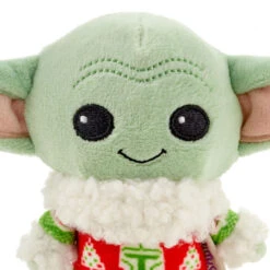 Hallmark Itty Bittys® Star Wars: The Mandalorian™ Grogu™ In Holiday Sweater Plush 10 Hallmark Itty Bittys® Star Wars: The Mandalorian™ Grogu™ In Holiday Sweater Plush -Hallmark Store itty bittys The Mandalorian Holiday Grogu Plush 1KCX1116 04