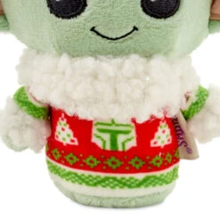 Hallmark Itty Bittys® Star Wars: The Mandalorian™ Grogu™ In Holiday Sweater Plush 11 Hallmark Itty Bittys® Star Wars: The Mandalorian™ Grogu™ In Holiday Sweater Plush -Hallmark Store itty bittys The Mandalorian Holiday Grogu Plush 1KCX1116 05